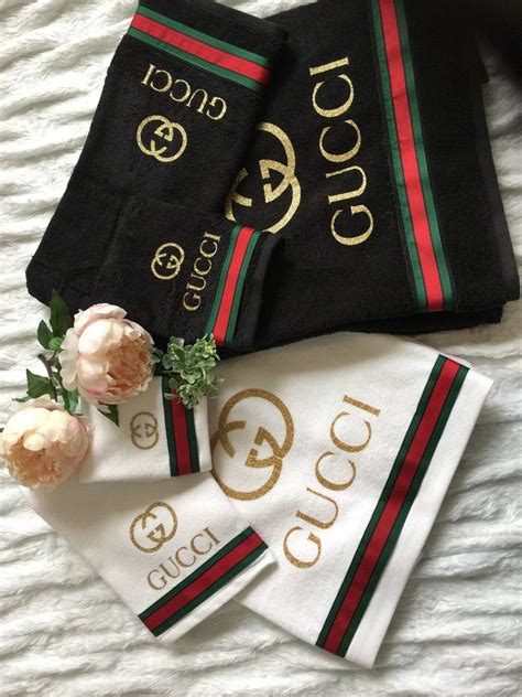 gucci bath & body gift sets|gucci bath towels and rugs.